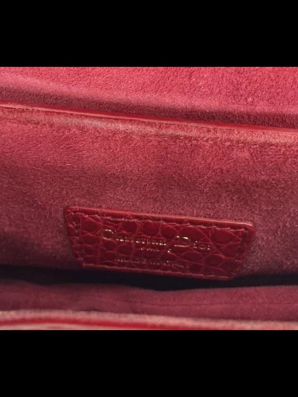 Christian Dior Mini Alligator Saddle bag - Picture 14 of 14